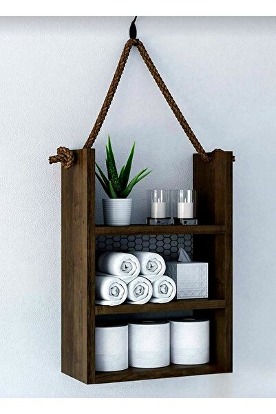 LBX LİGHTİNG BOX Yıldız Home Life AHşap Dekoratif Duvar Banyo Düzenleyici Raf...