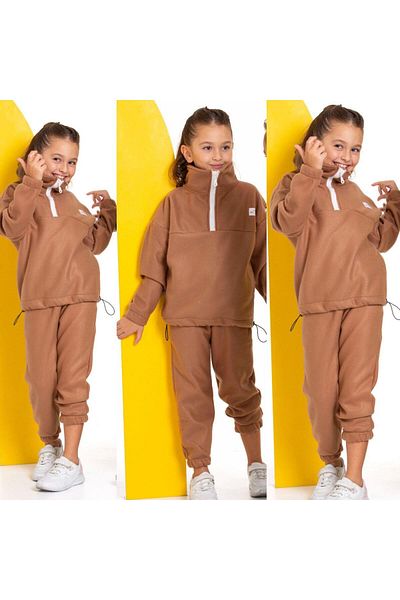 KOKOŞ BEBEK Girl's Fleece Set