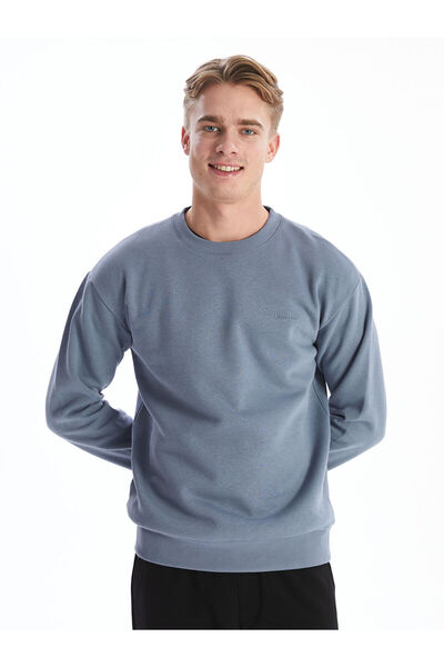 LC Waikiki Ανδρικό φούτερ με μακρυμάνικη λαιμόκοψη LCW