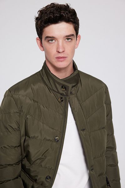 D'S Damat Παλτό Ds Damat Regular Fit Khaki