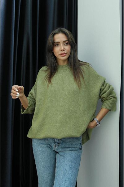 Havoş Πουλόβερ Green Kelly Oversize