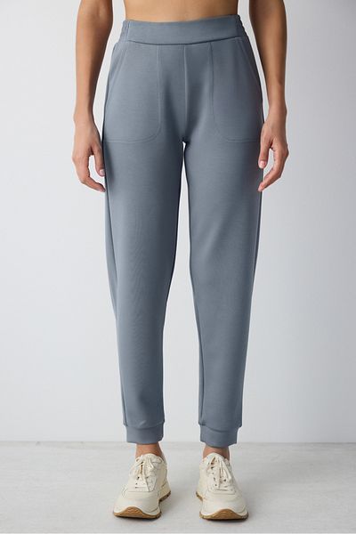 Penti Γκρι λεπτομέρεια τσέπης Silky Touch Sweatpants