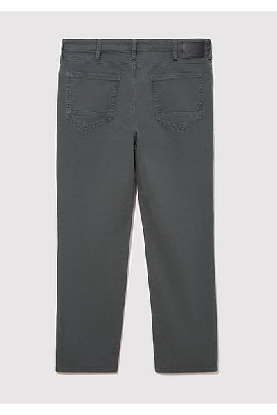 Mavi Hasan Moss Green Comfort Gabardine Trousers 0006685644