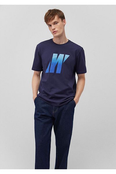 Mavi Μπλουζάκι Pro Printed Navy Blue με κανονική εφαρμογή / κανονική εφαρμογή 0612426 -84371