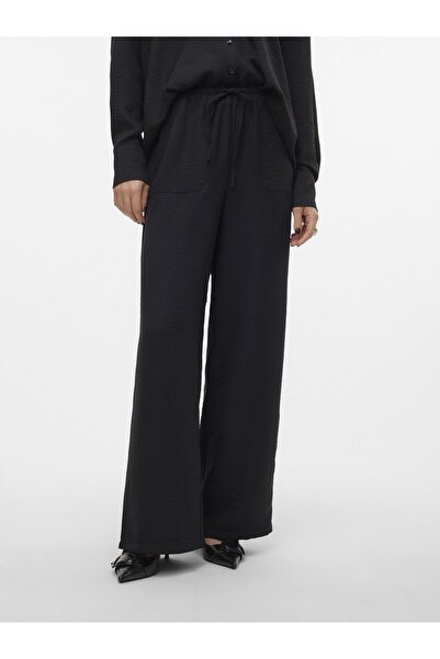 Vero Moda Hose mit weitem Beinschnitt Vmmelaney Hohe Taille Hose