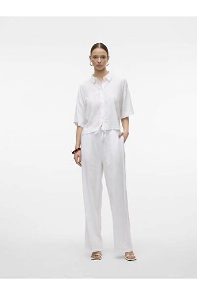 Vero Moda Hortum Mit Weitem Beinschnitt Vmlinn Mittlere Taille Hortum