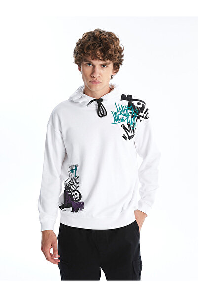 LC Waikiki Ανδρικό φούτερ με μακρυμάνικο εμπριμέ