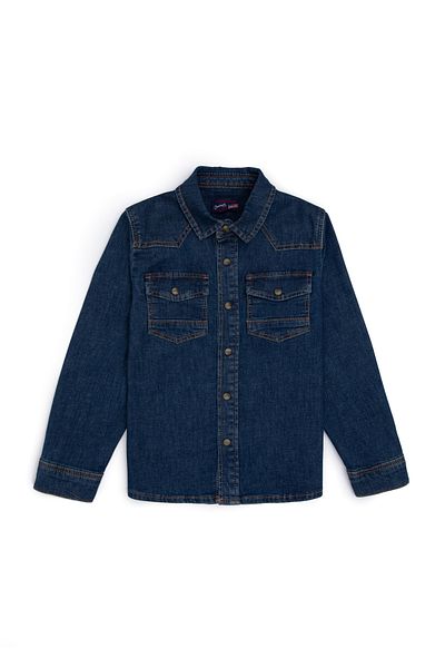 U.S. Polo Assn. Boy's Blue Jean Shirt 50283983 -Dn0022