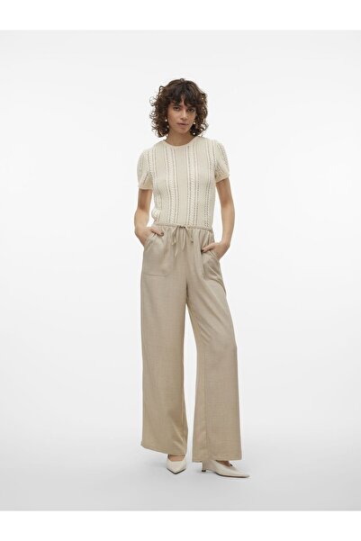 Vero Moda Hortum Mit Weitem Beinschnitt Vmmelaney Hohe Taille Hortum