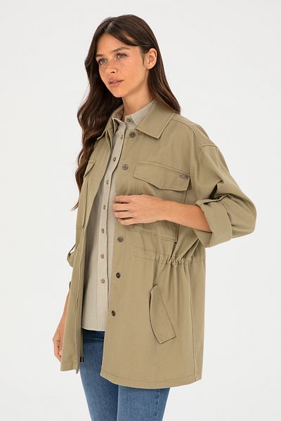 U.S. Polo Assn. سترة كاكي نسائية 50284004 -VR027
