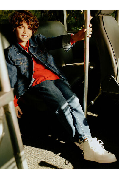 LC Waikiki Αγόρι τζιν παντελόνι με ρυθμιζόμενη ελαστική μέση