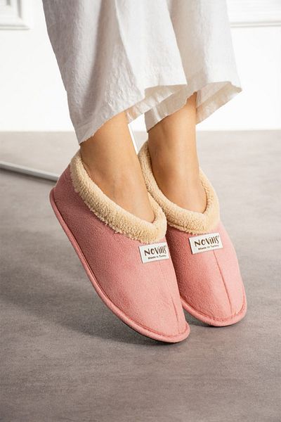 STOCON Unisex Μαλακό βελούδινο παπούτσι για το σπίτι Ελαφρύ, άνετη βάση, ζεστή επένδυση