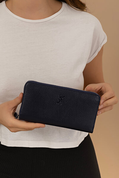 SANAT LEATHER sl-2132 portofel de damă cu fermoar portofoliu elegant din piel...