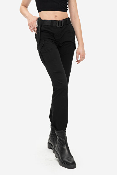 SOUTH COL Order Kadın Yüksek Bel Taktik Pantolon Ripstop Yüksek Dayanıklı Kumaş Çok Cepli Detaylı Kemersiz