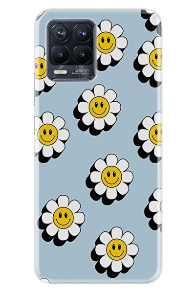 realme 8 - 8 Pro Kılıf Boutique Baskılı Resimli Gülen Papatyalar Pcode -023