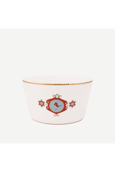 Pip Studio Love Birds White Porcelain Bowl 15 Cm