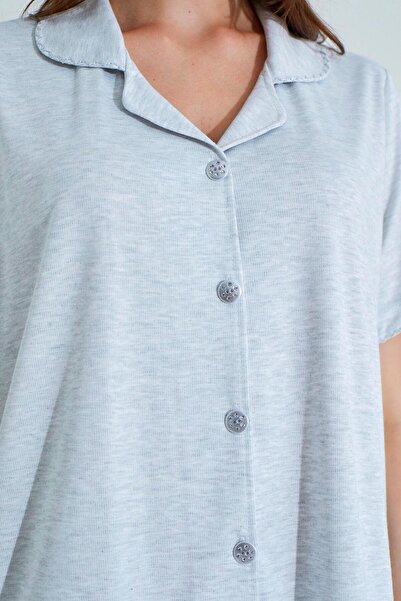 Etoile Bamboo Neck Buttoned Maternity Shorts Set 30101-30104