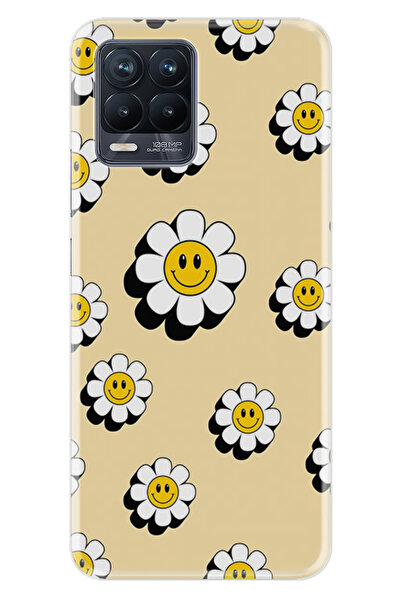 realme 8 - 8 Pro Kılıf Boutique Baskılı Resimli Sarı Papatya Pcode -042