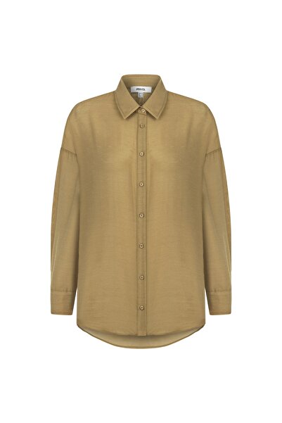 İpekyol Oversize shirt with wool mix