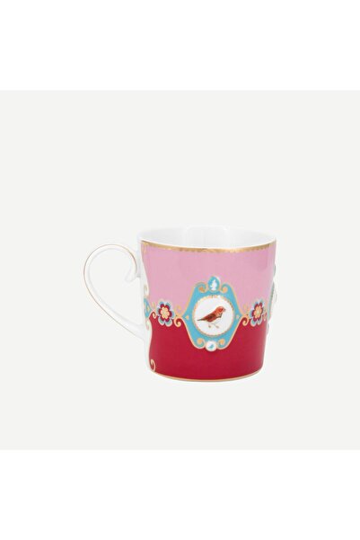Pip Studio Love Birds Kırmızı Pembe Porselen Kupa 150 Ml
