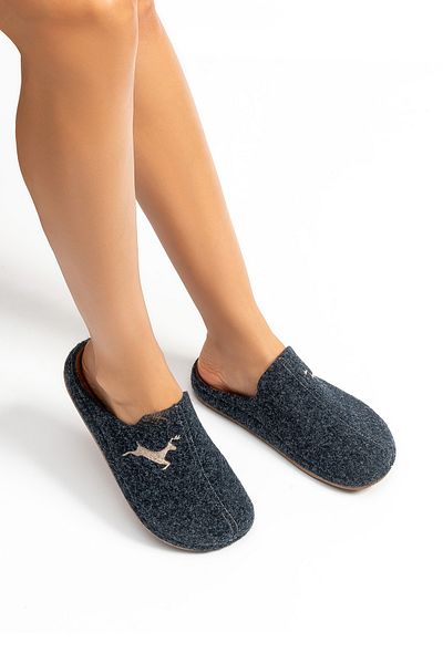 Twigy Γυναικείες παντόφλες σπιτιών Bambii Navy Blue - 36/40