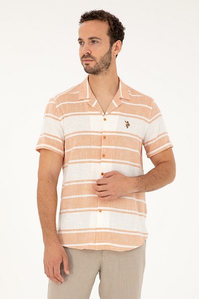 U.S. Polo Assn. Men's Tile Short Sleeve Shirt 50283784 -Vr031