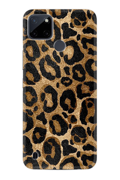 realme C25Y Kılıf Boutique Baskılı Resimli Leopar Pcode -055
