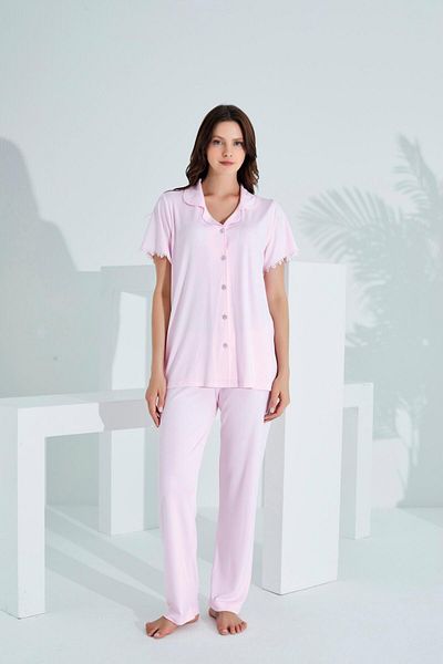 Etoile Σετ πιτζάμες εγκυμοσύνης Bamboo Long Buttoned Maternity 30201-30205