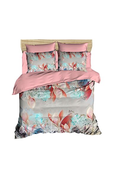 Fabeteks Flowers Digital Double Duvet Cover Set