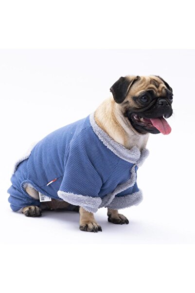 Pawstar Mavi Alabama Köpek Tulumu Köpek Kıyafeti Kedi Kıyafeti