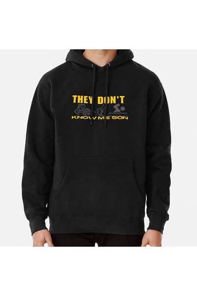 THEWERT Hanorac imprimat unisex David Goggins They don't know me last