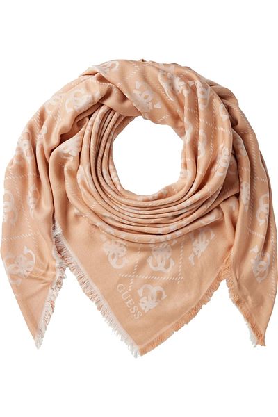 Guess Noelle Kefıah 130x13 γυναικείο καφέ κασκόλ Aw5111vis03-ltl