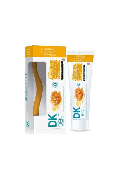 Dermokil 75ml Natural Propolis Miraculous - Repairing Plaque and Tartara with Clay Toothbrush Gift
