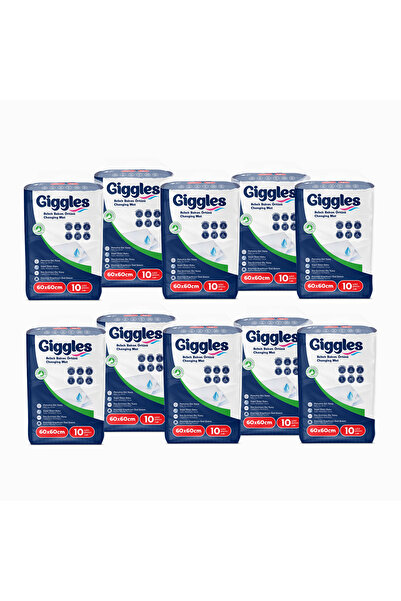 giggles Bebek Bakım Örtüsü 60x60 Alt Açma Bezi 100 adet