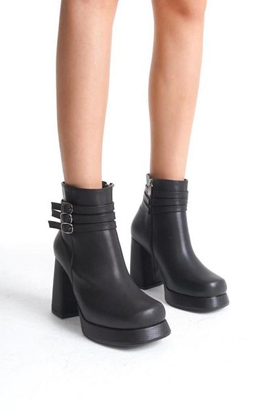 Papuçcity Sprs 02982 Women's 9.5 cm Platform Heeled Boots
