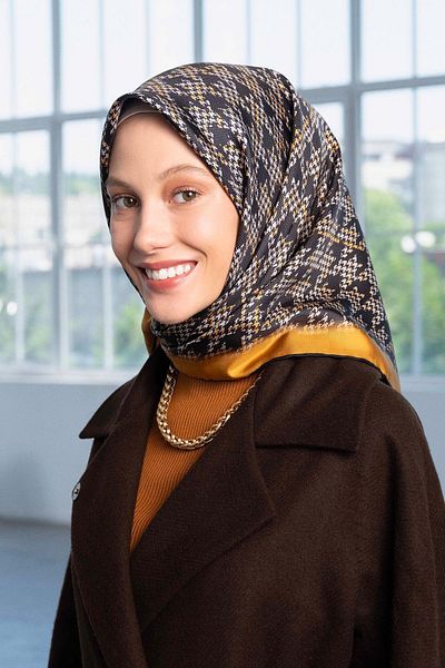 Armine Eșarfă din mătase ARMİNE TWILL SEZON IARNĂ 2025 9239D02-31