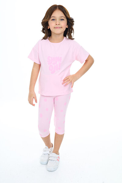 Toontoy Costum Shine On cu imprimeu Capri pentru fete