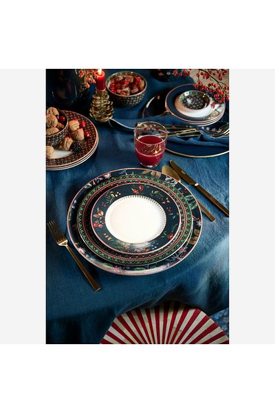 Pip Studio Berry Blues Blue Porcelain Breakfast Plate 21 cm
