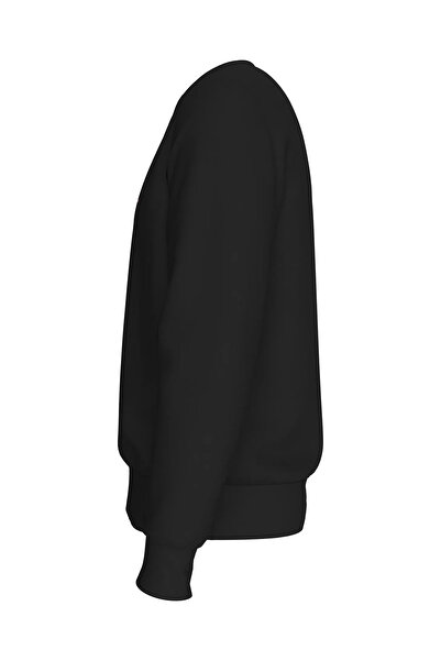 Tommy Hilfiger Erkek ESSENTIAL TERRY CREWNECK Sweatshirt - Siyah