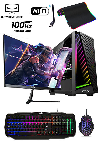 IZOLY Final Tm I7-860 16gb 256gb Ssd Gt 740 4gb gddr5 24" Oyuncu Masaüstü Bil...