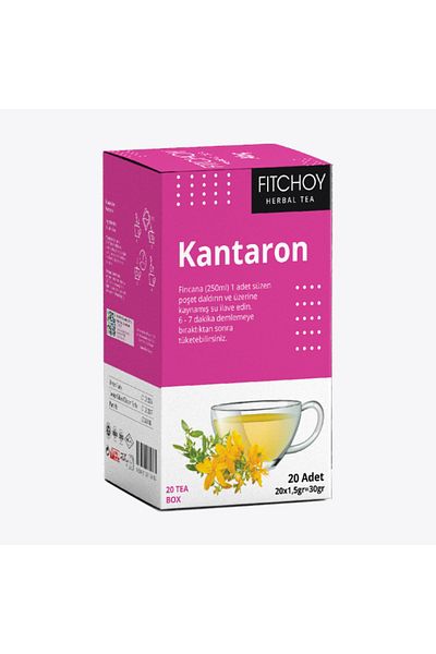 Fitchoy 20 Pieces St. John's Wort Tea Set