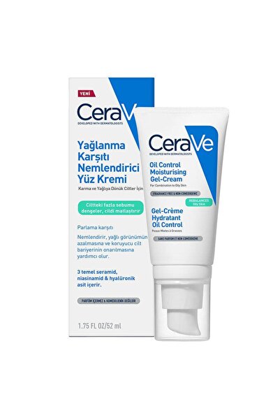 CeraVe Yağlanma Karşıtı Nemlendirici Yüz Kremi 52 ml