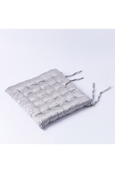 Home Box Dupioni Tucked Chair Pad - 40x40 cm