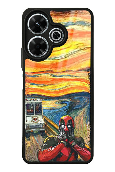 Spoyi Xiaomi Redmi 13 4G Deedpool Tasarımlı Glossy Telefon Kılıfı