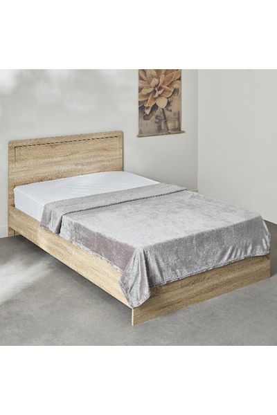 Home Box Nova Solid Flannel Twin Blanket - 140x200 cm