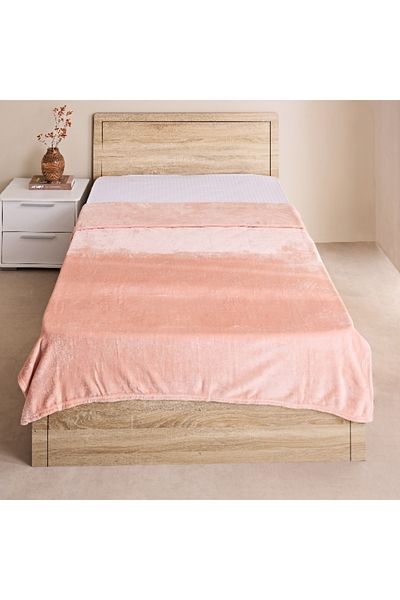 Home Box Nova Solid Flannel Twin Blanket - 140x200 cm