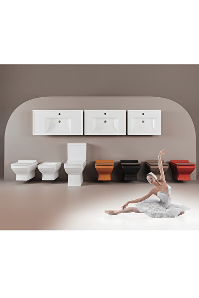 Seramiksan Silva Kanalsız Asma Klozet Ve Yavaş Kapanır Kapak (AÇIK MONTOJ)