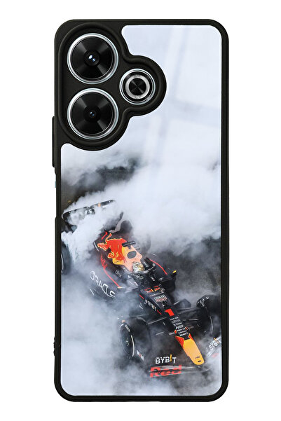 Spoyi Xiaomi Redmi 13 4G Formula 1 Tasarımlı Glossy Telefon Kılıfı