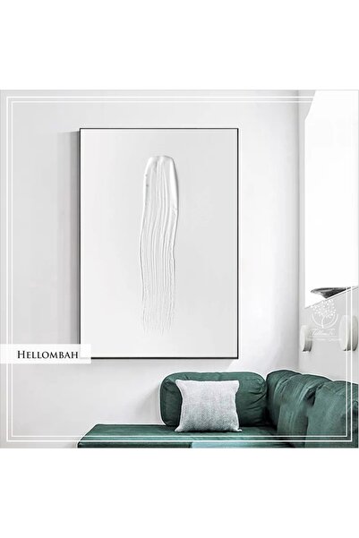 Tablomtr Metal Çerçeveli Gerçek Camlı Tablo HellombahA Tekli Set