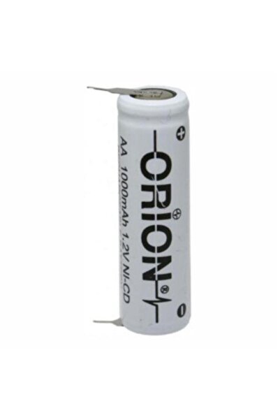 Orion 1.2V Ni-Cd AA 1000mAh Şarj Edilebilir Kalem Pil 2 Ayaklı